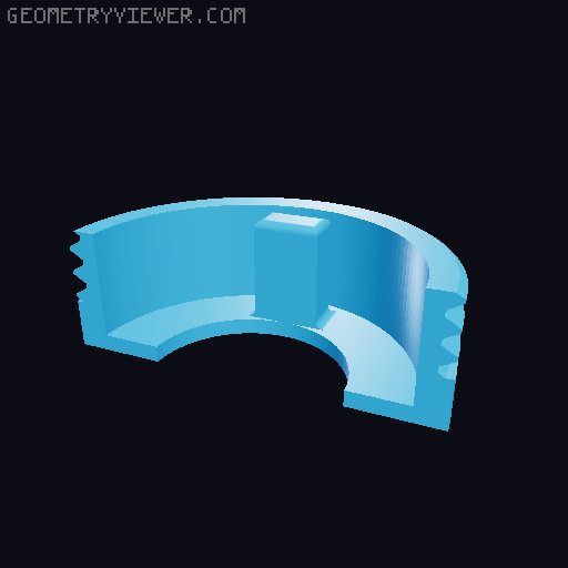 Base for dimmer 3D model thumbnail