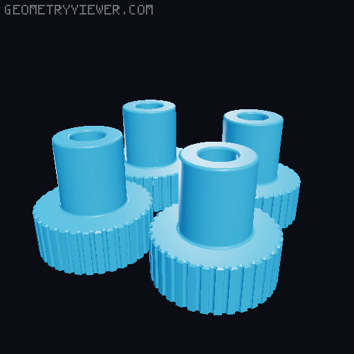 Stevenson Shield - Ecowitt WN32 3D model thumbnail
