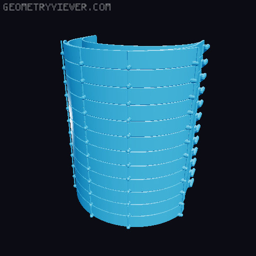 PRUSA RC3 faceshield remix - "stacked" 3D model thumbnail