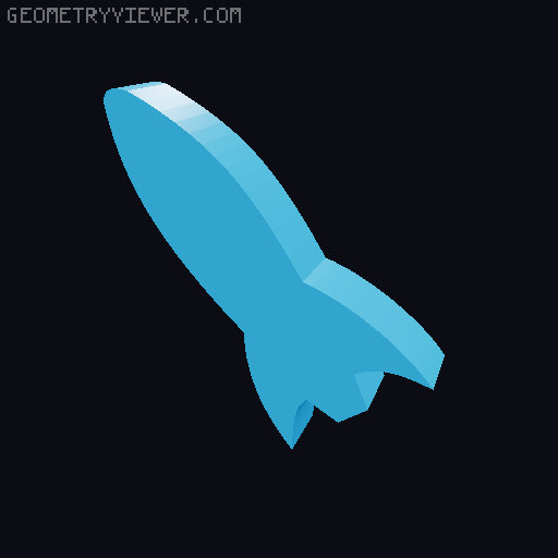 Futurama Planet Express Ship MMU Parts 3D model thumbnail
