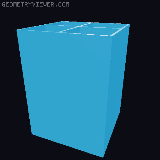 Simple small money box 3D model thumbnail
