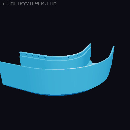 Underware Channel Tops (I, L, C, T, X) - Extra height + Parametric models 3D model thumbnail