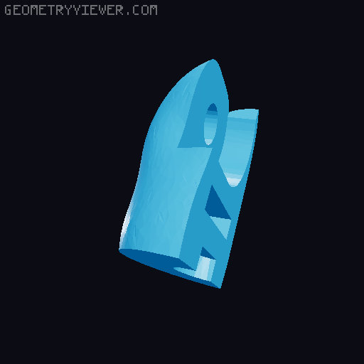 3D Printable Girlpla / Mecha Musume / Megami Device / 30 Minute Sisters / Frame Arms compatible blank figure 3D model thumbnail