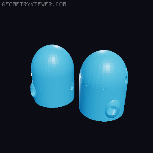 Machine Gun Jetpack for 13s 3D model thumbnail