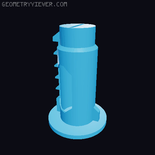 Cryptex – five letters 3D model thumbnail