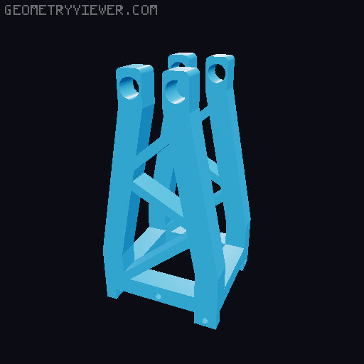 Modelo de grúa / Crane Model 3D model thumbnail