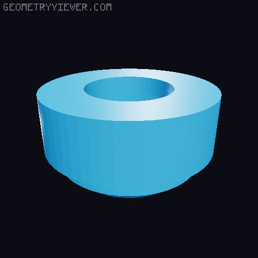 Absorb Bit Beyblade X 3D Printed Bit 3D model thumbnail