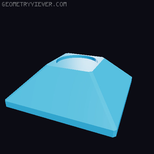 OK Trophy with eyes 3D model thumbnail