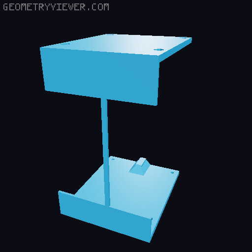 16-digit Split-Flap Display (Mini+) 3D model thumbnail