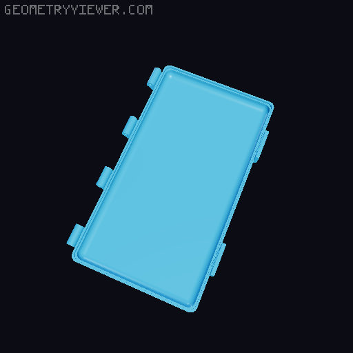 Heroscape Minimalist Accessory Case 3D model thumbnail