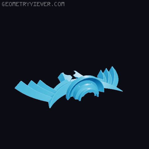 Legend of Zelda Master Sword Remix for 1/4", M3 or M6 Threaded Rod 3D model thumbnail