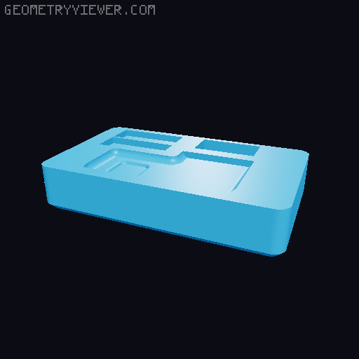 GoPro 5-6-7 Rugged Box 3D model thumbnail