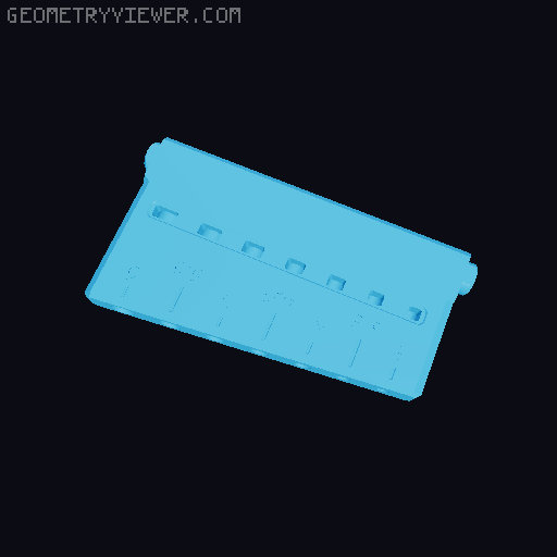 Drill Organizer Box 3D model thumbnail