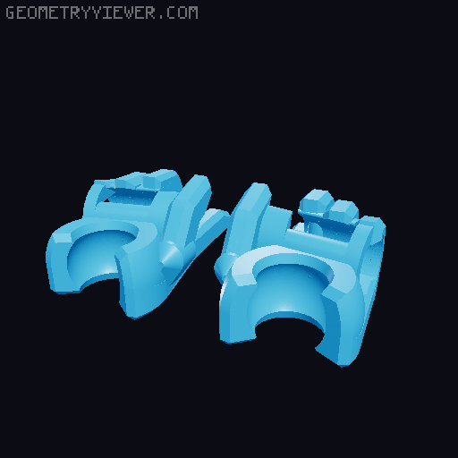 Dummy 13 250% Basic Armor and Frame - Female/Male 3D model thumbnail
