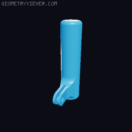 Dual Limb Bike Handlebar 3D model thumbnail