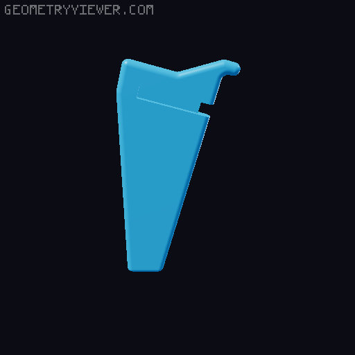 Ergonomic Desk Tablet Stand - 3D printed - Flat Pack - Portable 3D model thumbnail