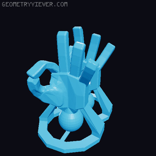 Lucky 13 Hands Compilation (with extra adhesion) 3D model thumbnail