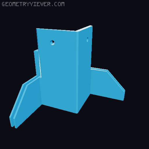 Ikea Lack V2 - +10mm-100mm Height Variants 3D model thumbnail