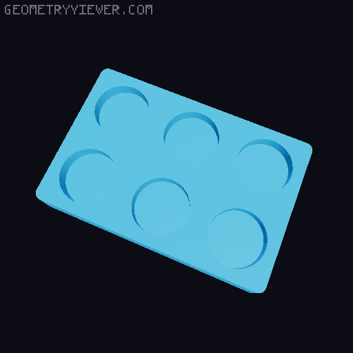 Gridfinity NUUN Tube Storage 3D model thumbnail