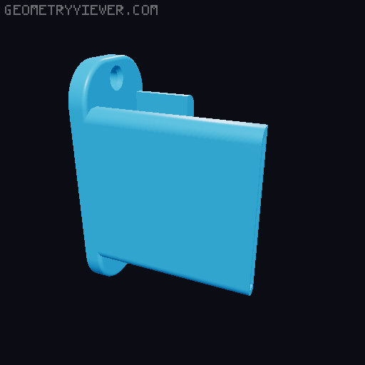 Ceiling Cornice Wall Fastener 3D model thumbnail
