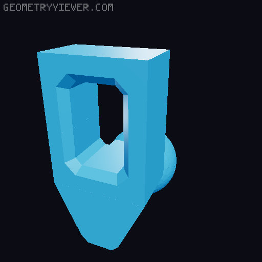 A13 - Back Addons 3D model thumbnail