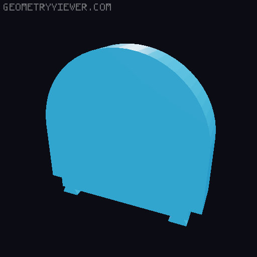 Round Capsule Vending Machine 3D model thumbnail