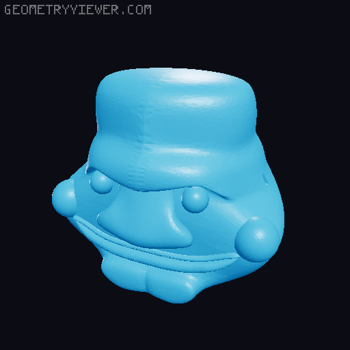 Prize King Gumball Machine 3D model thumbnail