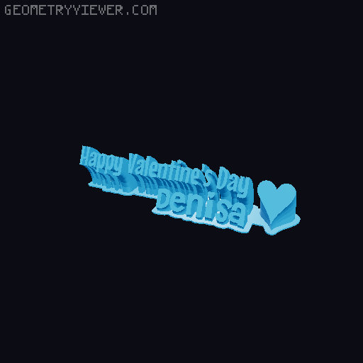 Happy Valentines Day... 3D model thumbnail