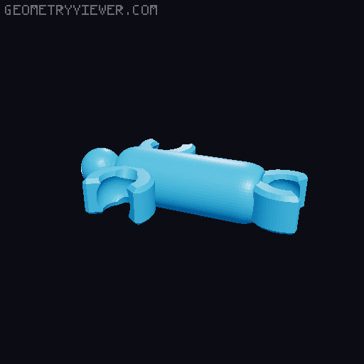 Stickman Figure 3D model thumbnail