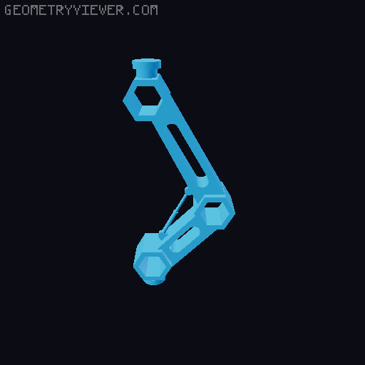 Head set stand 3D model thumbnail