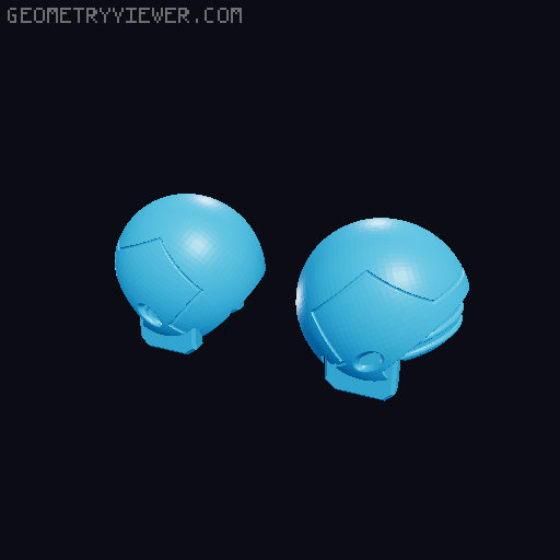 Lucky 13 Metroid Samus Aran Armor 3D model thumbnail