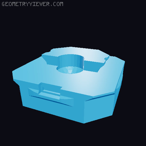 openConnect Wall Mounts for openGrid 3D model thumbnail