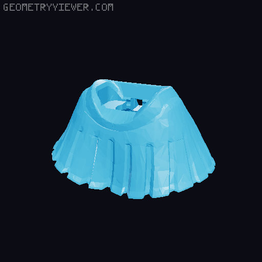 Skirts for Dummy 13 3D model thumbnail