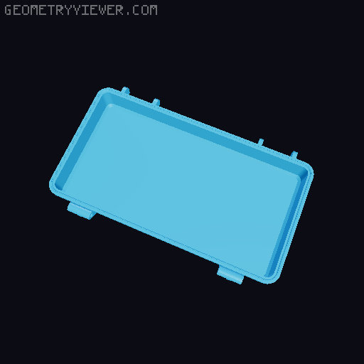 243 ammo box 3D model thumbnail