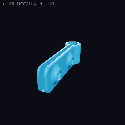 LACK Enclosure Hinge & Latch Upgrade 3D model thumbnail