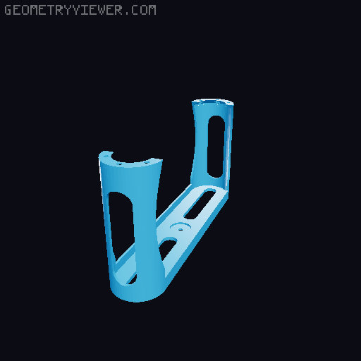 Spice Rack Pullout - UPPER Mount 3D model thumbnail