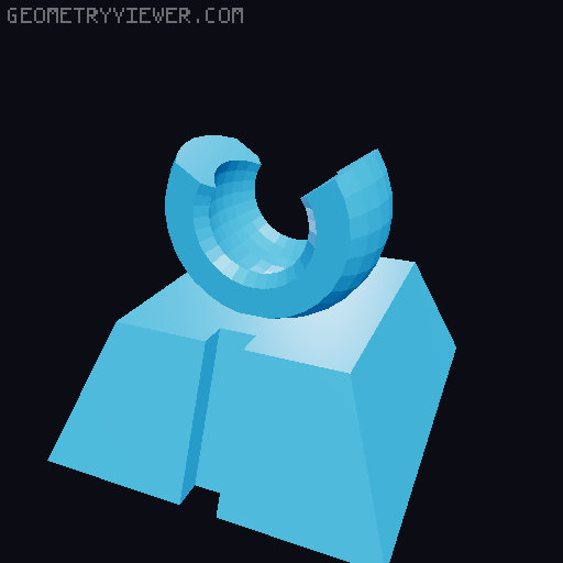 jaR2-D2 articulated mason jar lid 3D model thumbnail