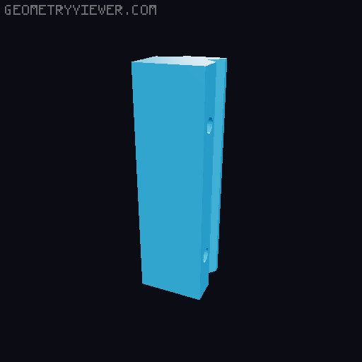 Brass Catcher for 10 - 308 (Quick Detach - Flip Up) 3D model thumbnail