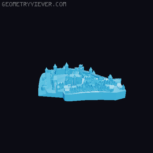 What is this? A Carcassonne for ants?   3D model thumbnail