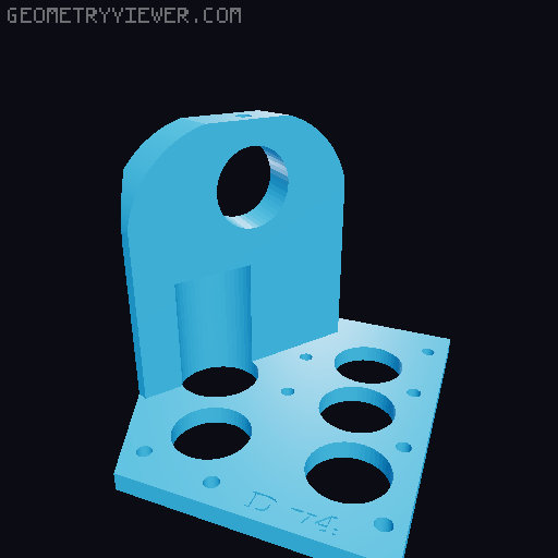 Charlees Props Wave Arch pixel prop brackets 3D model thumbnail