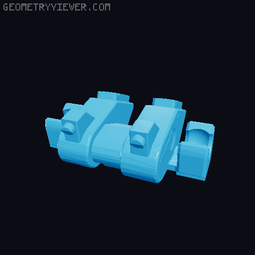 BagPack for Dummy 13 model 3D model thumbnail