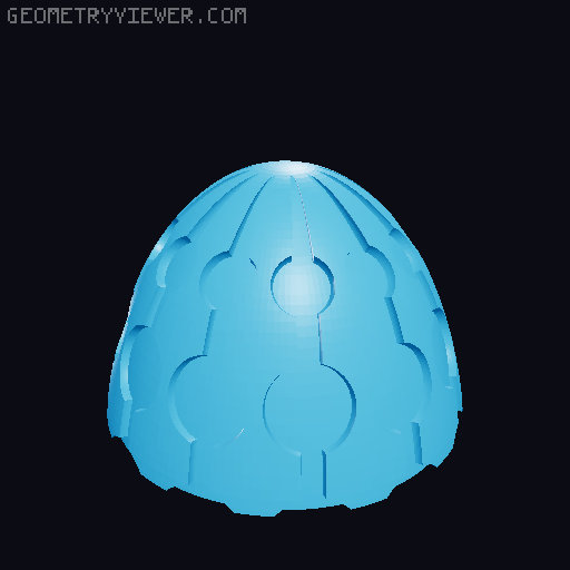 Decorative Easter Egg Collection 3D model thumbnail
