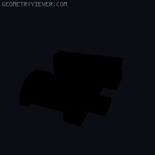 Giant Lego Skeleton 100cm 3D model thumbnail