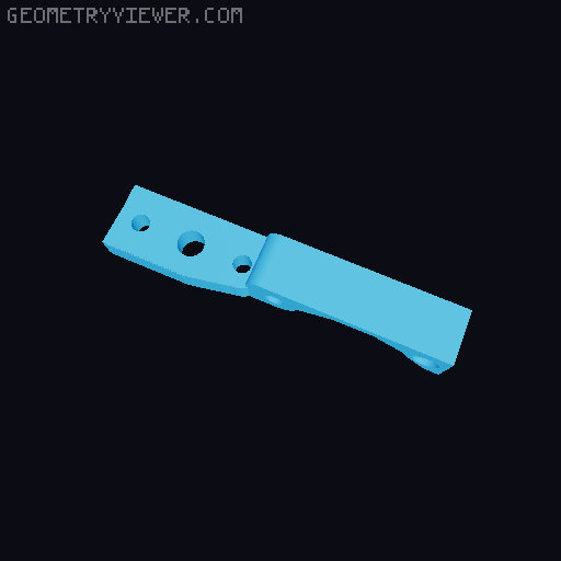 BLtouch for hypercube  3D model thumbnail