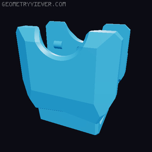 Dummy 13 Display Chest 3D model thumbnail