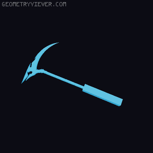 Dummy 13 forearm weapon connecter. 3D model thumbnail