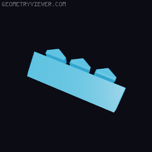 Ice Scraper with reusable blades and case 3D model thumbnail