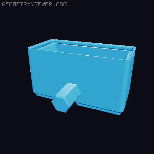 Portable cable winder HSW storage 3D model thumbnail