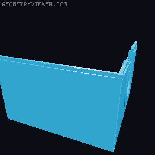 Plain Modular Terrain Walls (DND / TTRPG) 3D model thumbnail