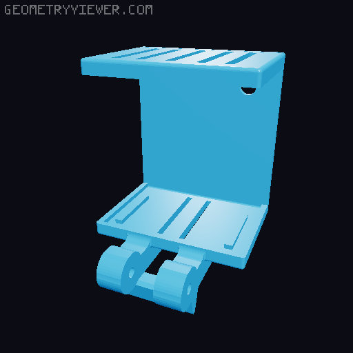 Automated film chemical agitation in a heated, controlled water bath using PATERSON Universal or JOBO canister-Mostly 3D printed components 3D model thumbnail